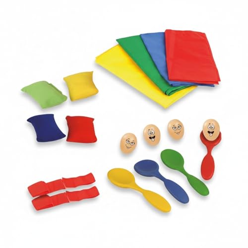 alldoro 60341 - Birthday Party 4 in 1, Ensemble de Jeux... - Jouets & Jeux Amazon France à 20.49€