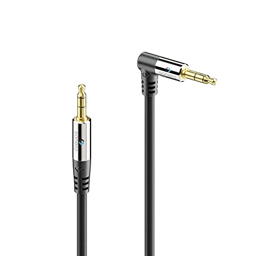 Sonero® premium câble audio avec 1x fiche 90°, jack 3,5 mm... en promo à 6,99€ (-52%) sur Amazon FR