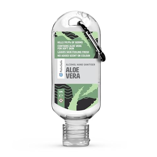 Palm Safe Aloe Vera Alcohol Hand Sanitiser 60 ml Clip... - Bébé & Puériculture Amazon Royaume-Uni à 1.19€