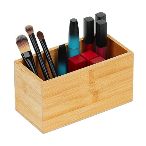Relaxdays Bamboo Organiser Box, Narrow, Without Lid... - Amazon Royaume-Uni à 10.39€