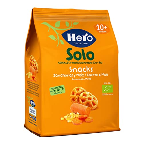 Hero Snacks de Zanahoria y Maíz, 40g - Épicerie Amazon Espagne à 2.79€