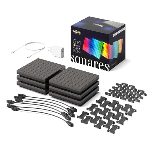 Twinkly Squares Starter Kit, Kit de Panneaux LED RGB... - High-Tech & Électronique Amazon France à 74.90€