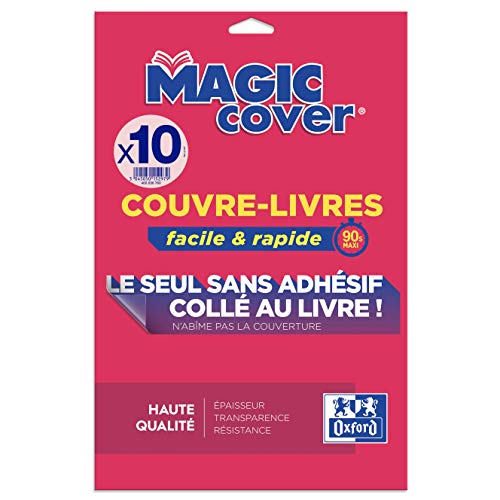 Oxford Magic-Cover A4 PP 7,5/100e, glatt, farblos, 10 Blatt - Fournitures Bureau Amazon Allemagne à 12.41€