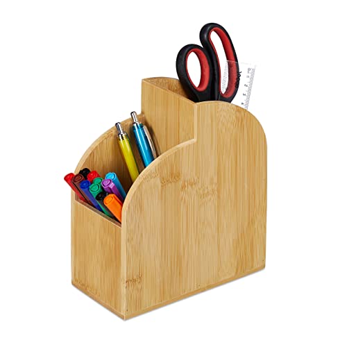 Relaxdays Pen Holder, Desk Organiser for Office and Home... - Maison & Cuisine en promo à 19.31€