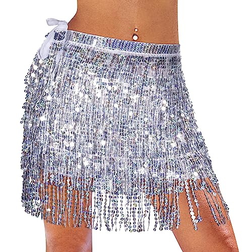 Gonna di Paillettes per Le Donne Gonna di Danza del Ventre... - Home & Kitchen Amazon Italy à 9.02€