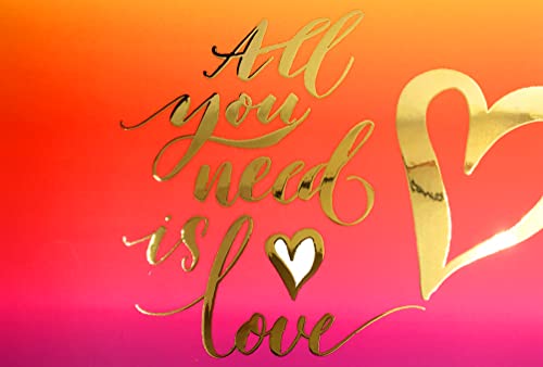 Afie 69-5142 Gold Shiny Card - All You Need is Love Heart... - Livres & eBooks en promo à 2.51€