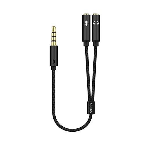 AISENS A128-0416 Audio Jack 3.5 4pin/M-2xJack 3.5 3pin/H... - High-Tech & Électronique Amazon Royaume-Uni à 5.70€