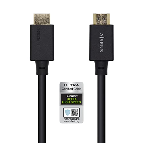 AISENS A150-0424 Câble HDMI V2.1 ultra haute vitesse/HEC... en promo à 11,50€ (-30%) sur Amazon FR
