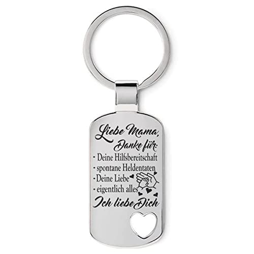 Lieblingsmensch Porte-clés modèle : amour maman, merci... - Jouets & Jeux en promo à 6.90€