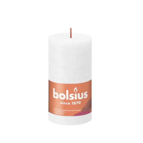 Bolsius Candela a fucile Cloudy White Ø68 mm – Altezza 13... - DIY & Tools Amazon Italy à 5.73€