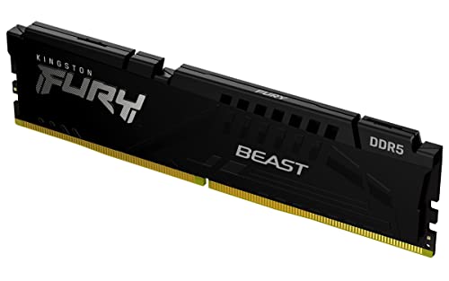Kingston FURY Beast Black DDR5 32GB 5600MT/s CL40 DIMM... - Tech & Electronics Amazon UK à 128.99€