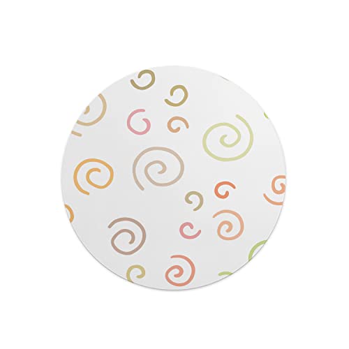 Questo Casa, Round Digital Printed Mouse Pad, Non-Slip... - Amazon Royaume-Uni à 8.69€