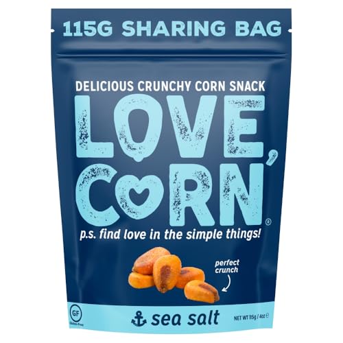 Love Corn Sea Salt 115g - Épicerie Amazon Royaume-Uni à 1.85€