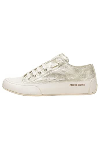Candice Cooper Rock S-Baskets en Cuir dégradé-Blanc, Doré 36 en promo à 86,18€ (-48%) sur Amazon FR