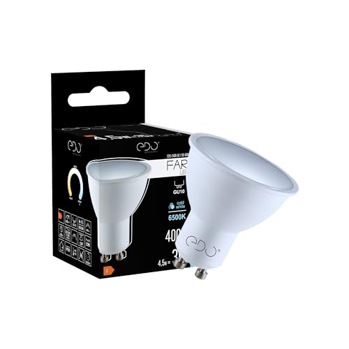 EDO, FARI Lámpara LED 4.5W, blanco frío 6500K CW, 400lm, no... - Amazon Espagne à 1.99€