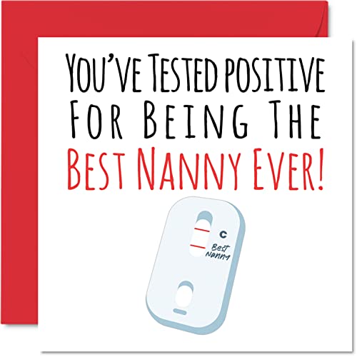 Funny Birthday Cards for Nanny - Positive Best Nanny Ever... - Auto & Moto Amazon Royaume-Uni à 2.03€