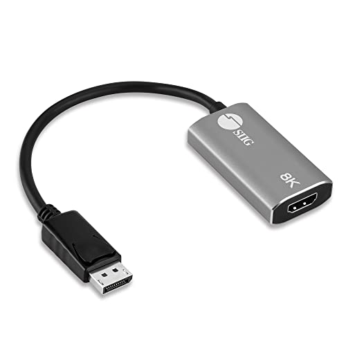 SIIG Adaptateur DisplayPort actif vers HDMI 8K, entrée... - High-Tech & Électronique Amazon France à 37.42€