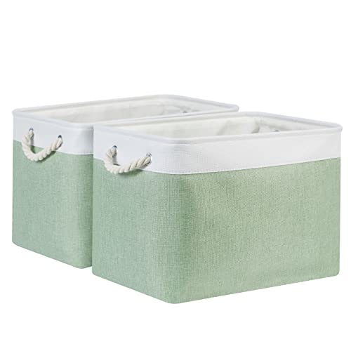 Bidtakay Lot de 2 grands paniers de rangement pliables en... - Maison & Cuisine Amazon France à 28.50€