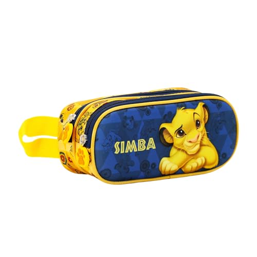 Roi Lion Simba Rest-Trousse 3D Double, Bleu Foncé en promo à 5,64€ (-61%) sur Amazon FR