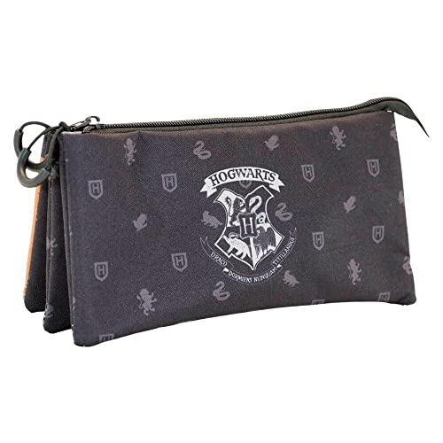 Harry Potter Hogwarts-Astuccio Triplo FAN, Nero, 23 x 11 cm - Maison & Cuisine Amazon Italie à 4.10€