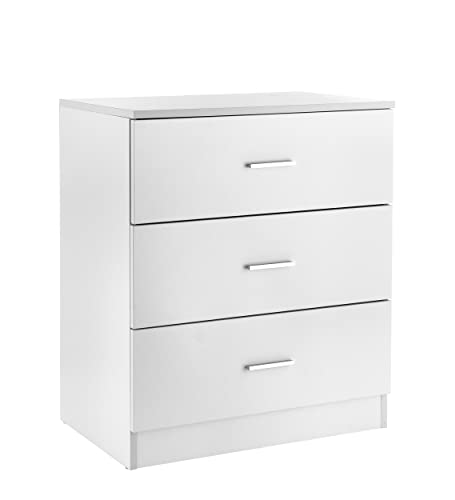 Baroni Home Kommode 3 Schubladen aus Melamin, Schrank für... - Maison & Cuisine Amazon Allemagne à 53.99€