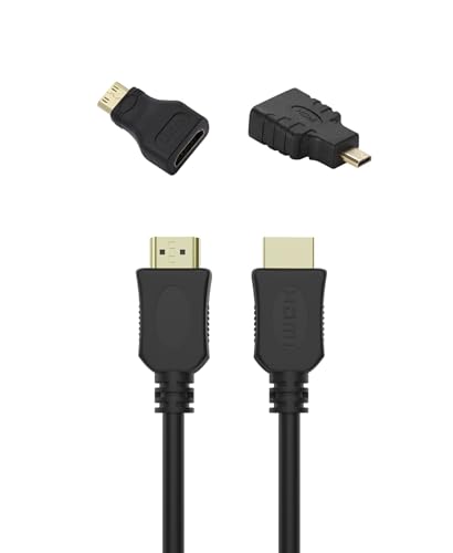 Câble HDMI avec adaptateur mini HDMI - High-Tech & Électronique Amazon France à 10.32€
