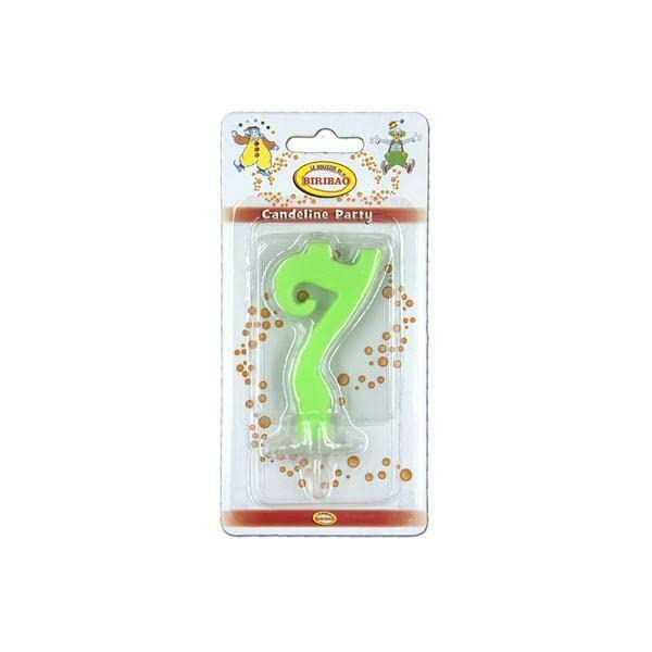 Candela numero 7 verde formato mini da 7cm, 1pz. - Maison & Cuisine Amazon Italie à 1.60€