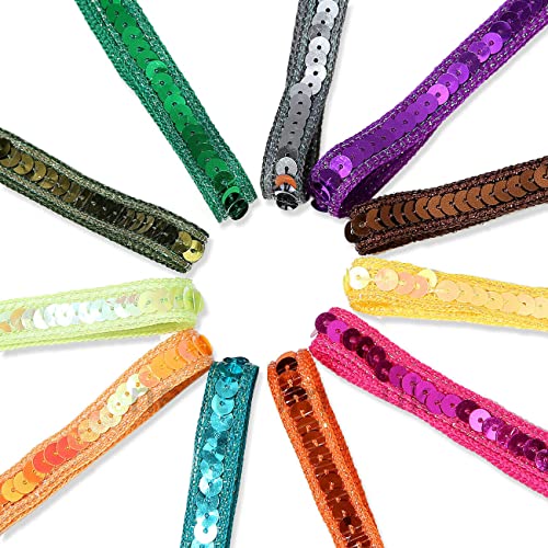 Sequin Ribbon Trim,Decorative Embellished Ruban... - Loisirs Créatifs Amazon Royaume-Uni à 1.75€