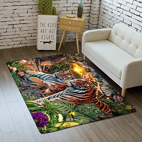 Grands Tapis Tigre Ours Polaire Pingouin Loup 3D... - Maison & Cuisine Amazon France à 2.00€