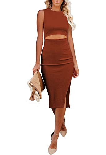 Viottiset - Abito midi da donna, con taglio in vita... - Amazon Italy à 14.47€