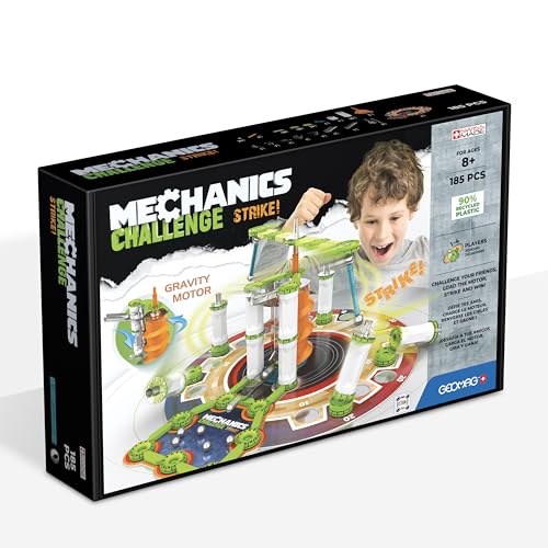 Geomag Mechanics Challenge Strike 185 Teile Magnetisches... - Jouets & Jeux en promo à 12.21€