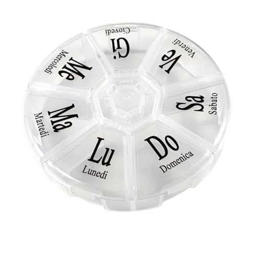 Setablu Portapillole Settimanale in ITALIANO a 7 Scomparti... - Santé & Bien-être en promo à 9.41€