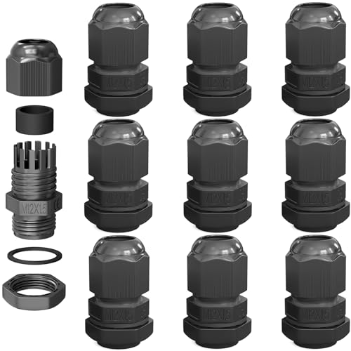 hb-digital 10х Presse-étoupe M12 étanche IP68 avec joint... - Bricolage & Outils en promo à 4.49€