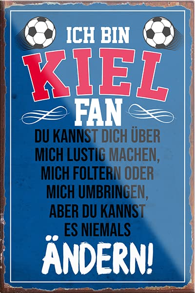 schilderkreis24 Aimant de football « Kiel Fan »... en promo à 5,83€ (-45%) sur Amazon FR