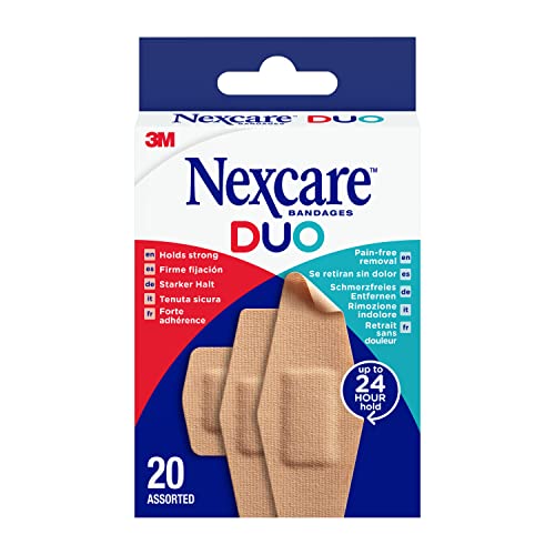 Nexcare DUO Plasters, Assorted Sizes, 20 Plasters per Pack... - Pet Supplies Amazon UK à 4.99€