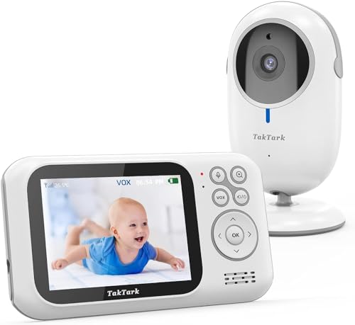 TakTark Camara Vigilancia Bebe, Vigilabebes con Camara... - Bricolage & Outils Amazon Espagne à 42.74€