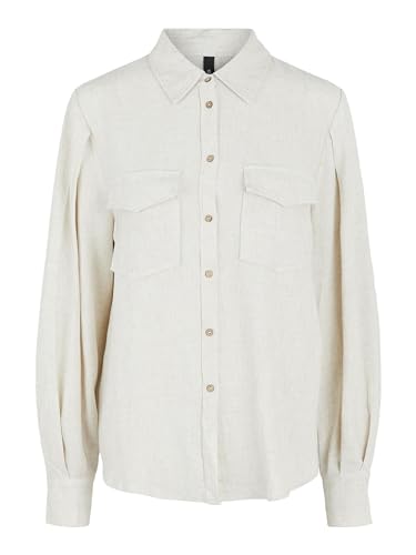 YAS YASVIGGI LS - Camicia da Donna Noos Noos, Colore Beige... - Amazon Italy à 12.25€