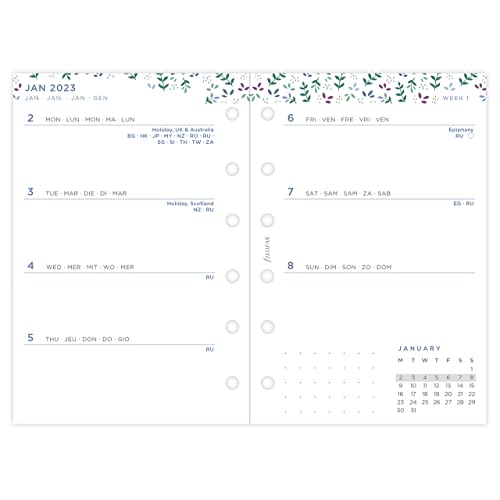 Filofax Pocket Garden Week to View 2023 Diary, White... - Garden & Outdoor Amazon France à 4.62€