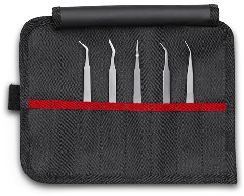 Knipex Jeu de brucelles de précision SMD 5 outils, 92 00 03 - Jouets & Jeux Amazon France à 76.79€