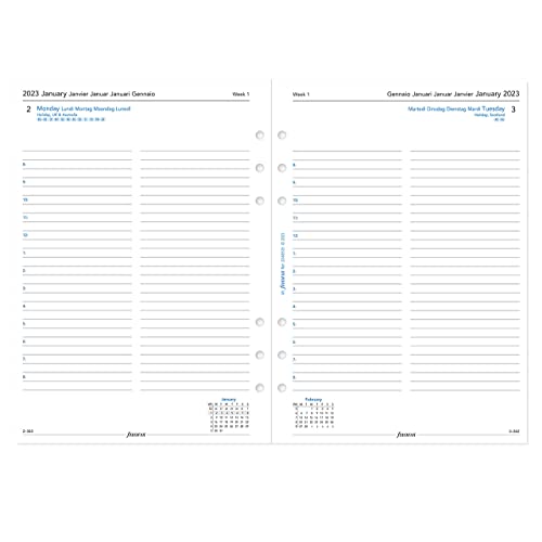 Filofax Terminplaner 2023, DIN A5, 5 Sprachen... - Fournitures Bureau Amazon Allemagne à 7.86€