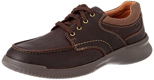 Clarks Donaway Edge, Tissu Oxford, Brown Leather, - Mode & Vêtements Amazon France à 39.18€