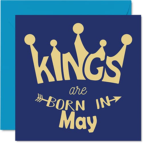 Tarjetas de cumpleaños para hombres y él, los reyes nacen... - Amazon Espagne à 5.79€