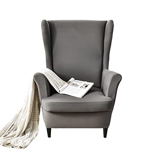 Ancheng Wing Chair Slipcovers 2 Pieces Stretch Spandex... - Home & Kitchen Amazon UK à 18.81€