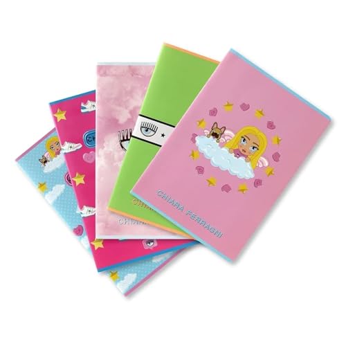 Pigna Chiara Ferragni x Zapfen, f.to A5, Packung mit 5... - Amazon Allemagne à 4.23€