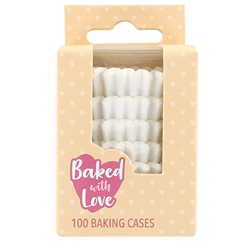 Baked with Love White Mini Cupcake Cases, 30mm Baking Cups... - High-Tech & Électronique Amazon Royaume-Uni à 1.25€