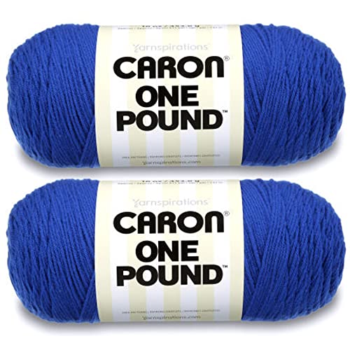 Caron One Pound Royalty Garn – 2 Packungen mit 454 g –... - Maison & Cuisine Amazon Allemagne à 15.59€