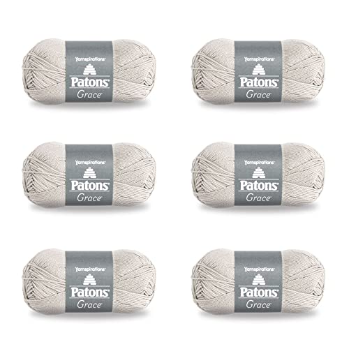 Patons Grace Clay Garn – 6 Stück à 50 g – Baumwolle – 3 DK... - Maison & Cuisine Amazon Allemagne à 16.04€