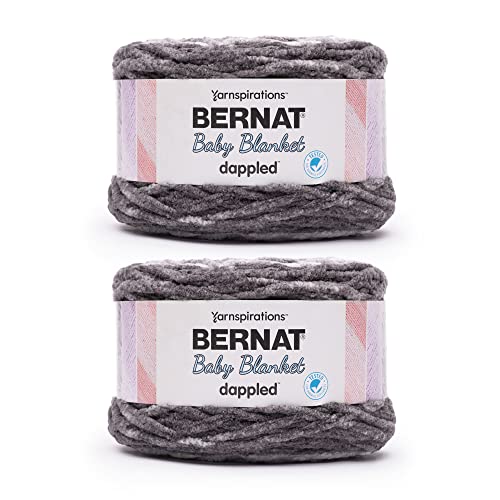 BERNAT Blanket Dappled 2-300G Crisp Blue,Charcoal - Maison & Cuisine Amazon Royaume-Uni à 13.24€