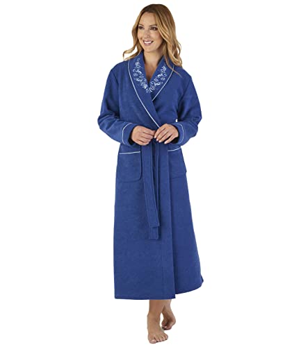 Slenderella - Albornoz de forro polar bordado de 46... - Mode & Vêtements Amazon Espagne à 57.49€