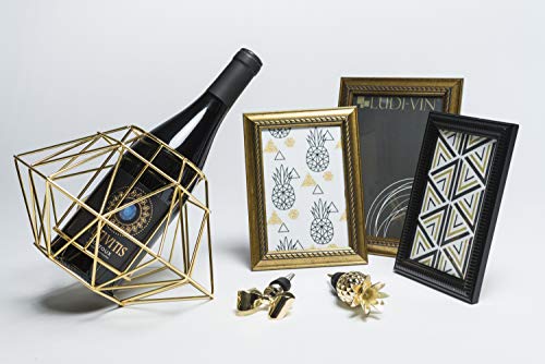 LUDI-VIN Flaschenhalter mit Diamanten, Metall, goldfarben - Maison & Cuisine Amazon Allemagne à 13.56€